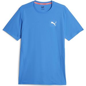PUMA RUN FAVORITE SS TEE M Heren Sportshirt - Blauw