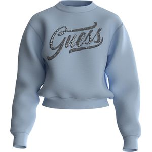 Guess CN Stones Logo Sweater Dames Trui - Blauw - Maat XL