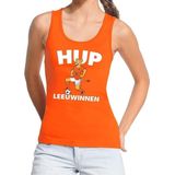 Nederland supporter tanktop / mouwloos shirt Hup Leeuwinnen oranje dames - landen kleding M