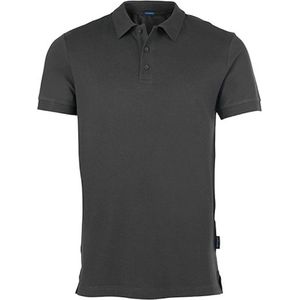 Men´s 'Luxury Stretch' Polo met korte mouwen Dark Grey - M