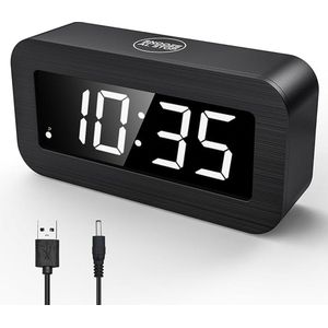 Equivera Wekkerradio Op Netstroom - Klokradio - Wekkerradio - Klokradio Met Wekker - Wekkerradio Dab - Wekker Dab Radio