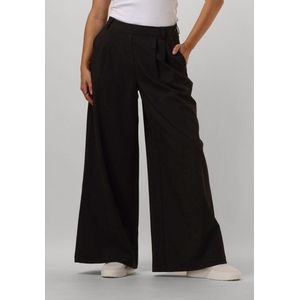 My Essential Wardrobe Milanmw Wide Pant Broeken Dames - Zwart - Maat 38