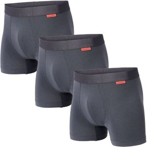 Undiemeister Boxershort Heren - Lava Rock (Grijs) - 3-Pack - Mellowood Tencel - Ademend, Anti-Bacterieel & Naadloos Ondergoed - Premium Onderbroeken Heren - Maat XS