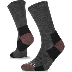 LORPEN Merino Hike Light Crew Wandelsokken - Donkergrijs - Dames (38-41)