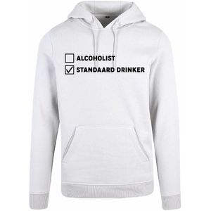 7311 - Hoodie - Standaard drinker-White-XS