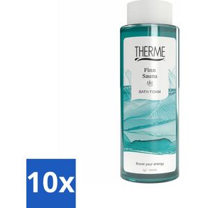 Therme - Finn Sauna - Badschuim - Verfrissend - Verzorgend - 500ml - Bulkverpakking - 10 stuks