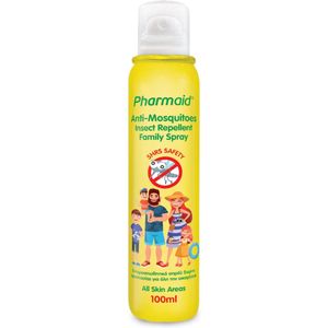 Anti Muggen Insect Repellent Family Spray 100ml – Natuurlijke Bescherming tegen Muggen, Knutten en Teken voor het Hele Gezin