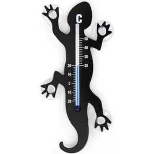 Thermometer Binnen En Buiten - Weerstation Binnen En Buiten - Thermometer Binnen Digitaal - Zwart