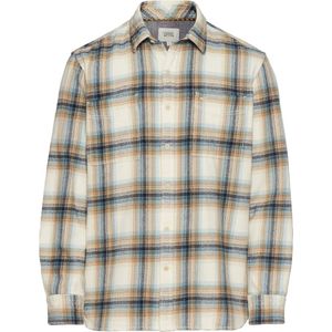 camel active Shirt met lange mouwen regular fit in katoen - Maat menswear-6XL - Beige