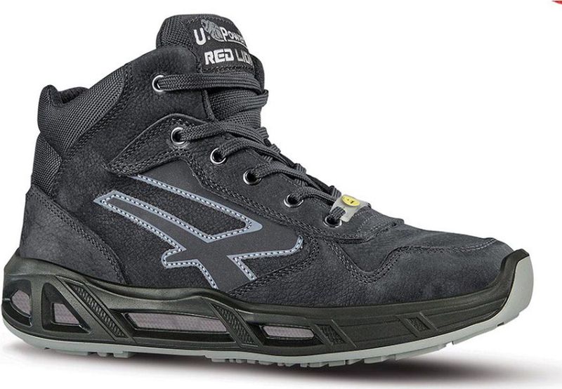 U-Power - Lift Carpet - Veiligheidsschoenen - Zwart - Nubuckleer - S3 SRC CI ESD