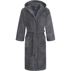 LifeStages® Badjas dames heren capuchon badstof katoen velours lang