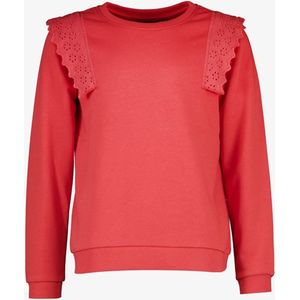 TwoDay meisjes trui met schouderdetails - Rood - Maat 146/152