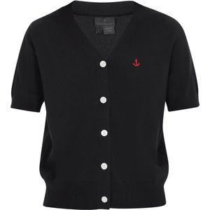 DreiMaster Klassik Gebreid vest  zwart