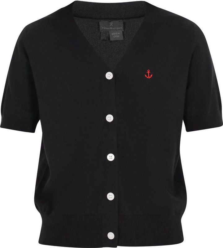 DreiMaster Klassik Gebreid vest  zwart