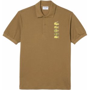 Lacoste - PH3474 - Polo - Bruin - Klassieke Pasvorm - 100% Biologisch Katoen