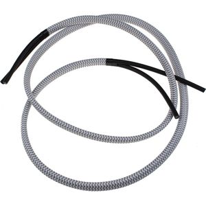 UNIVERSEEL - SNOER + STOOMKABEL UNIV. VOOR STOOMSTRIJKIJZER 1,90 mt white and grey hose. Steam hose 5x8mm + elect -