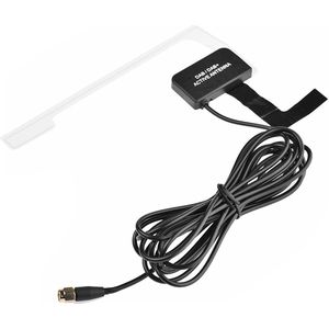 DAB-antenne, raamantenne, digitale autoradioantenne, glashouder met 3 m verlengkabel, DAB-antenne, schijflijmantenne voor alle DAB/DAB+-apparaten
