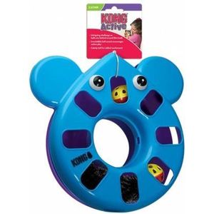 Kong Cat Puzzle Toy Muis Blauw