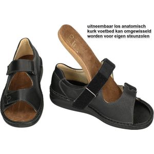 Fidelio Hallux -Heren - zwart - sandalen - maat 39