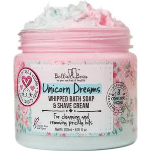 Bella & Bear | Unicorn Dreams Whipped Bath Soap & Shave Cream - 200ml - Vegan