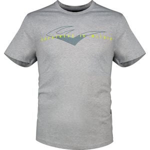 Everlast Jersey T-shirt Met Korte Mouwen Grijs S Man
