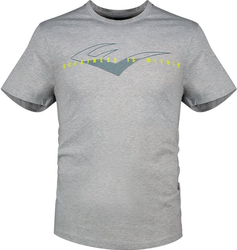 Everlast Jersey T-shirt Met Korte Mouwen Grijs S Man