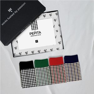 sokken 4-pack sokken pepita gift box