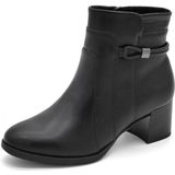 Jana - Dameslaars Heel Vegan - Zwart - Knielaarzen