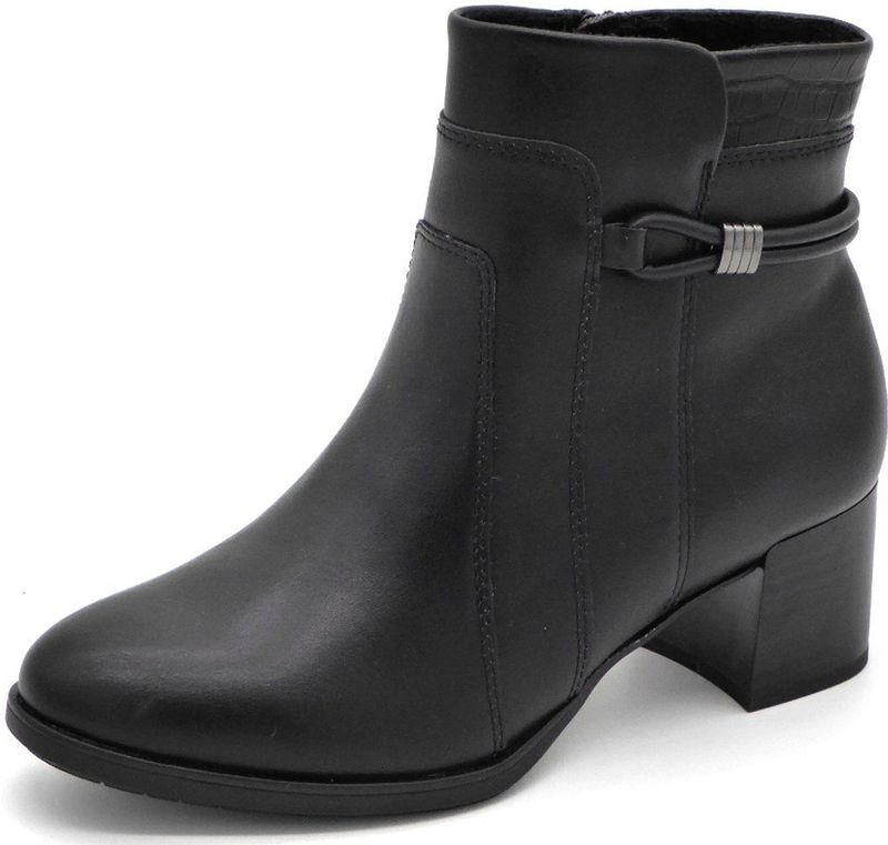 Jana - Dameslaars Heel Vegan - Zwart - Knielaarzen