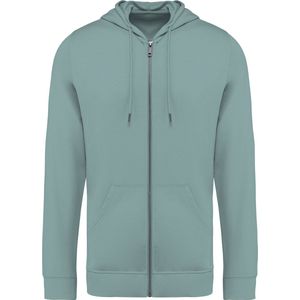 Native Spirit Heren sweater met capuchon en rits NS426 - Jade Green - XS