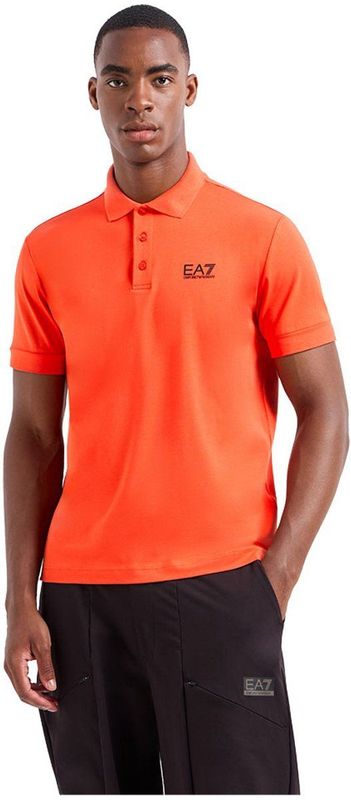 Ea7 Emporio Armani 8npf14 pjvqz Poloshirt Oranje Man