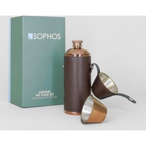 Sophos Lifestyle 8oz Copper Hunters flask