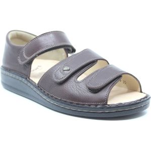 Finn Comfort, BALTRUM, 01518-676130, Bruine sandaal met dichte hiel wijdte H