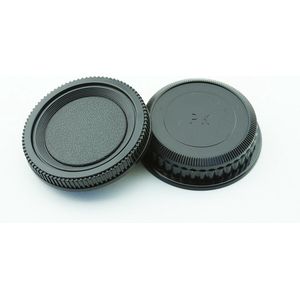Achterdop+Bodydop (2 stuk): Pentax PK mount camera lens