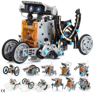 14-in-1 Zonne Robot Kit - Bouwen, leren en spelen! Educatief STEM - Wetenschappelijk Speelgoed voor Kinderen en Tieners - Maak gebruik van zonne-energie om werkende robots te maken