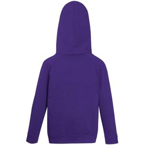 Fruit of the Loom Kids hoodie - Maat 152 (12-13) - Kleur Paars