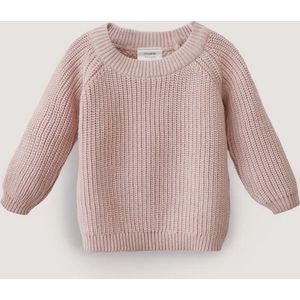 Mushie Chunky Knit Sweater - Blush - Babysweater roze - 3 - 6 maanden