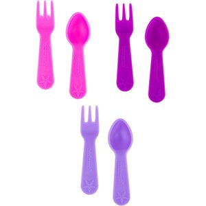 Lunch Punch vork en lepel - Blush