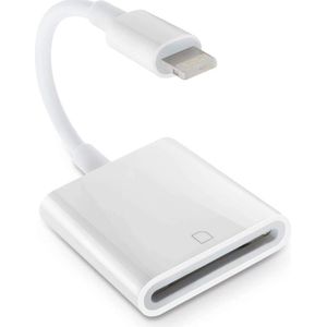 Lightning naar SD kaartlezer cardreader voor iPhone en iPad - Adapter - SD Cardreader
