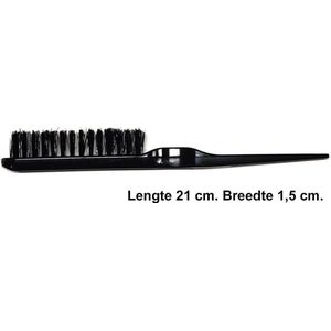 Rojafit Mixed Bristle Toupeer Borstel - 21 cm lang – 1,5 cm. breed.