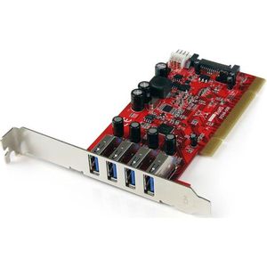 4 Port PCI USB 3.0 Card w/ SATA Power