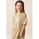 Sissy-Boy - Goud t-shirt met pailletten
