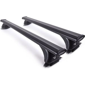 Farad Dakdragers - Opel Astra H SW 2007 t/m 2011 - Gesloten Dakrail - 100kg Laadvermogen - Aluminium - Wingbar - Luxset - Zwart