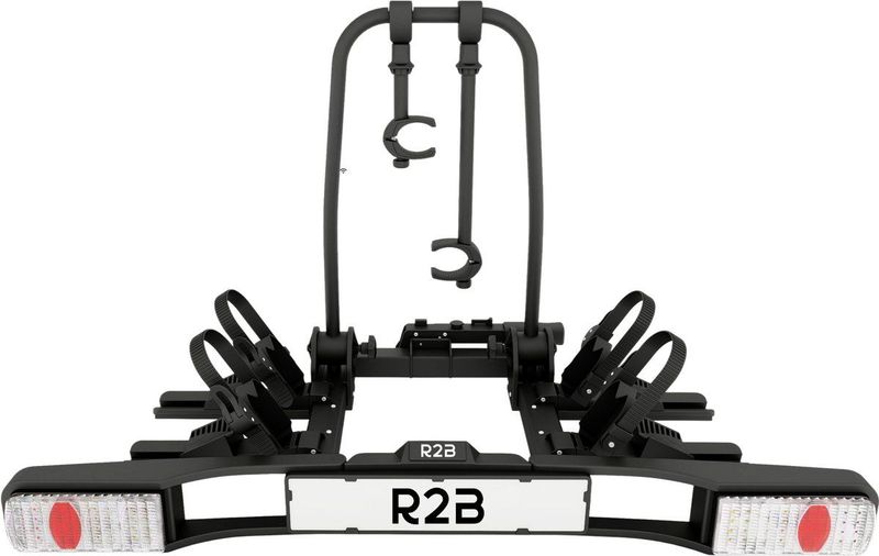 R2B - Fietsendrager - 2 Fietsen - Inklapbaar en Kantelbaar - 60 KG Draagvermogen - 13 Polig