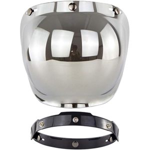 Open Helm Vizier Motorhelm Bubble Vizier Windscherm Zonnevizier voor Motorhelmen Accessoire
