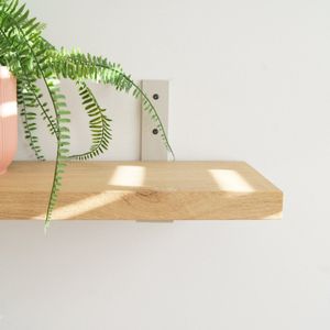 STERKSTAEL Vesta Greige - industriële plankdrager – geschikt voor een plank van 20 to 25 cm – kleur grijs beige – incl. bevestigingsmateriaal - poedercoating – staal - 1 stuk