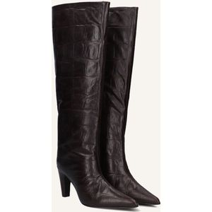 Bronx - Low-Jadey - Hoge Laarzen - Bruin - Krokoprint