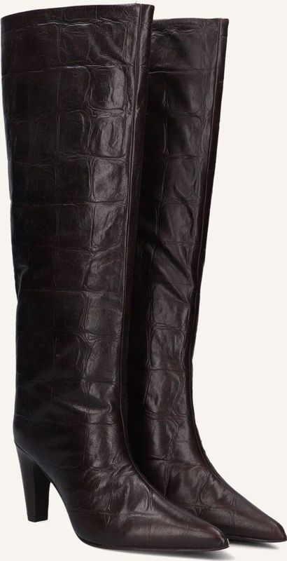 Bronx - Low-Jadey - Hoge Laarzen - Bruin - Krokoprint