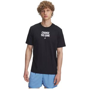 Under Armour Curry Playable 1 T-shirt Met Korte Mouwen Zwart L Man