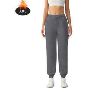 Bovista Trainingsbroek Dames - Sportbroek - Trainingsbroek Lang - Trainingspak - Sportkleding - Donkergrijs - S